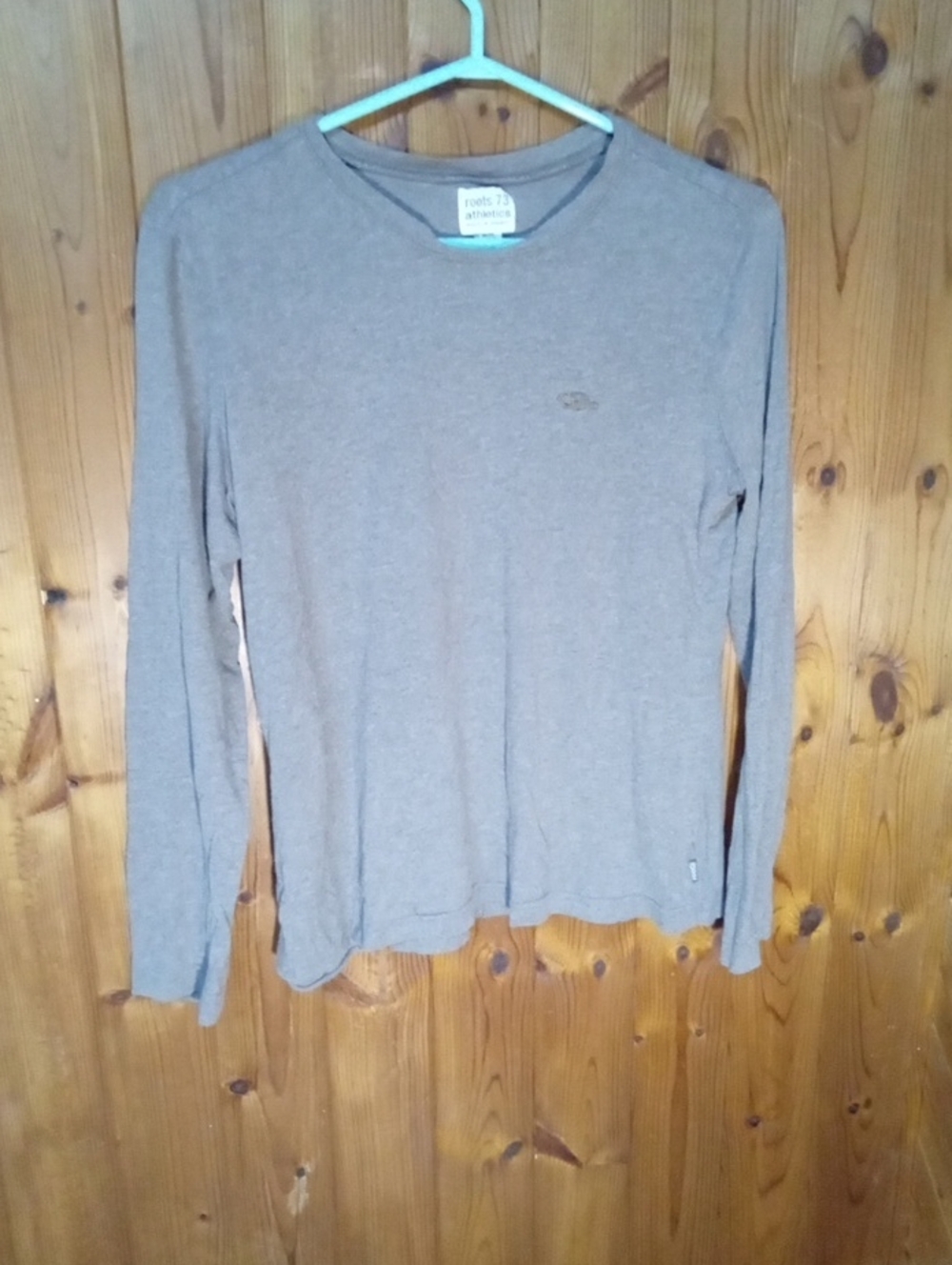 Roots Women's Crewneck Sweater in Taupe Brown